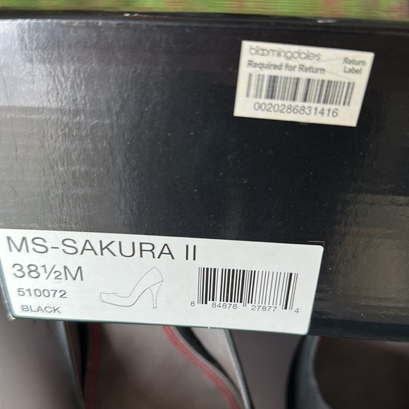 Miss Sixty Sakura Black Platform Heels - Picture 4 of 5